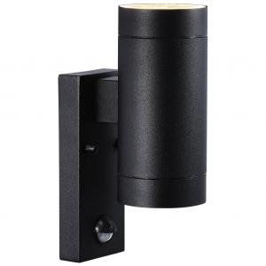 Tin Maxi Double Sensor Wall Lamp Black, 230V, 2x35W, nordlux 21519103