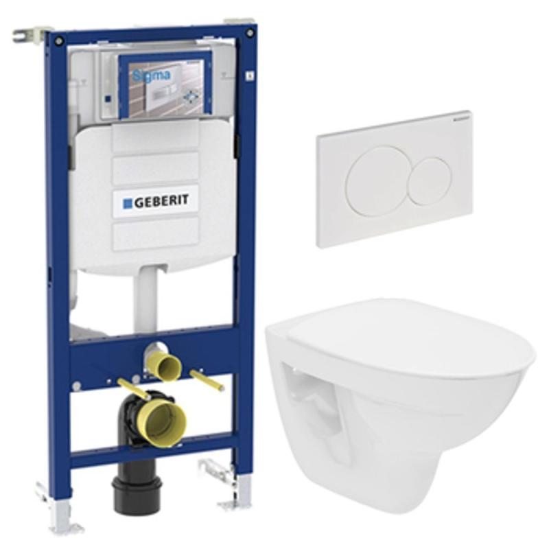 WC Paket Sigma Spira Skylleknap, Hvid