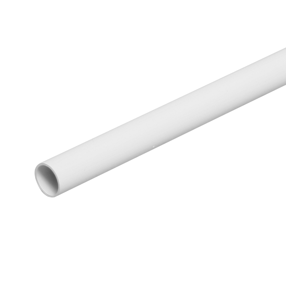 Polypropen Rör Rakt 50x1000mm Vit Faluplast