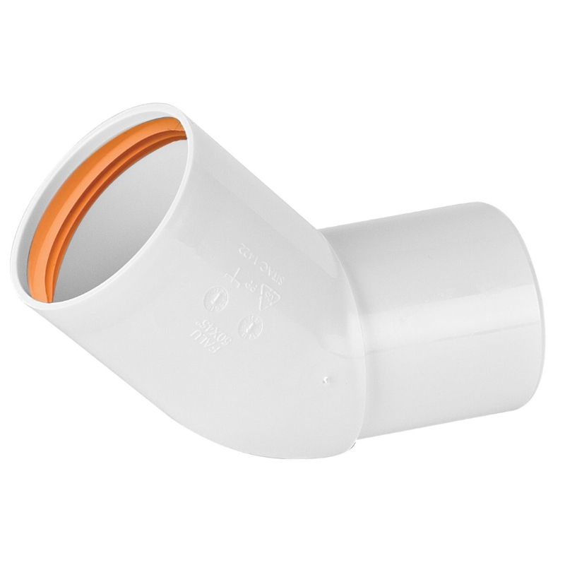 PP VINKEL VIT 50X45° 1 MU FP