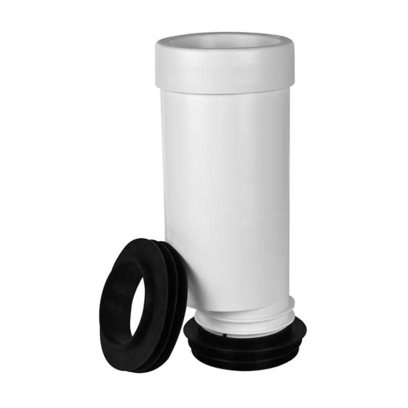 Falu Wc-Stos Excentrisk 310mm Hvid Faluplast