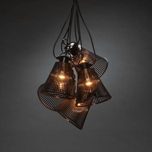 Startsæt LED 24V, 10 Rav, Sort, Konstsmide