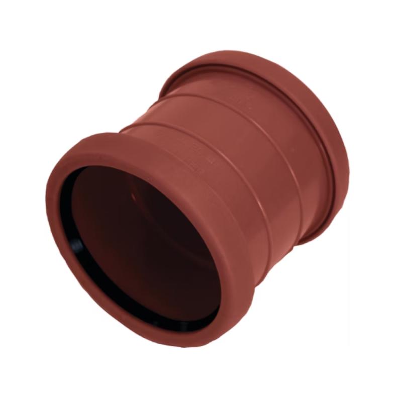 Jordbøjning Dobbeltmuffe 250mm Polypropylen Pipelife