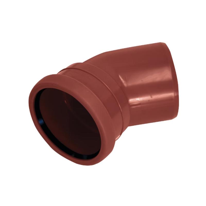 Jordbøjning 1-Muffe 160mmx30° Polypropylen Pipelife