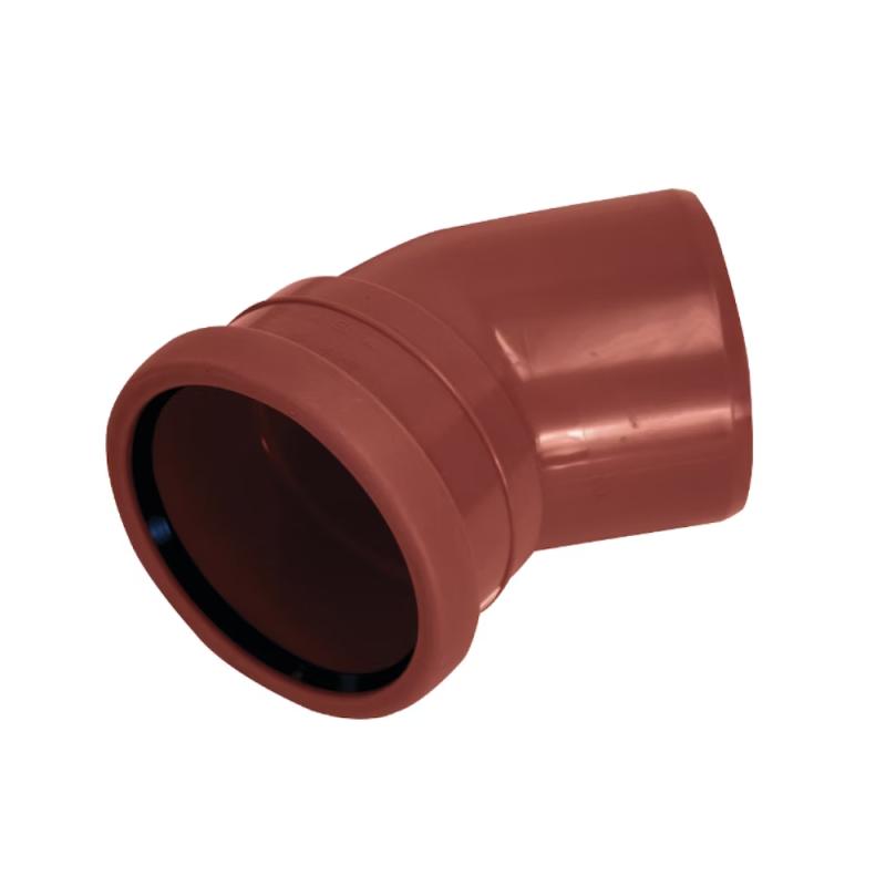 Jordbøjning 1-Muffe 250mmx30° Polypropylen Pipelife