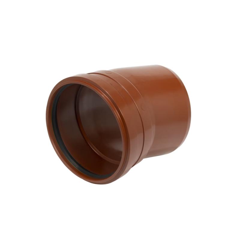 Jordbøjning 1-Muffe 200mmx15° Polypropylen Pipelife