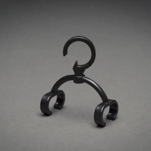 Hängare För Slingor Med Platt Kabel IP44 Svart 10st Konstsmide