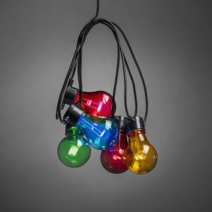 Light String 5 LED Multicolored/Black, Konstsmide
