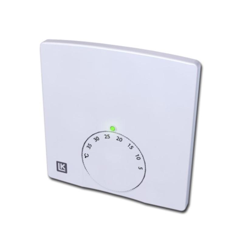 LK Rumtermostat S1 (NO) 24V AC IP30 Hvid