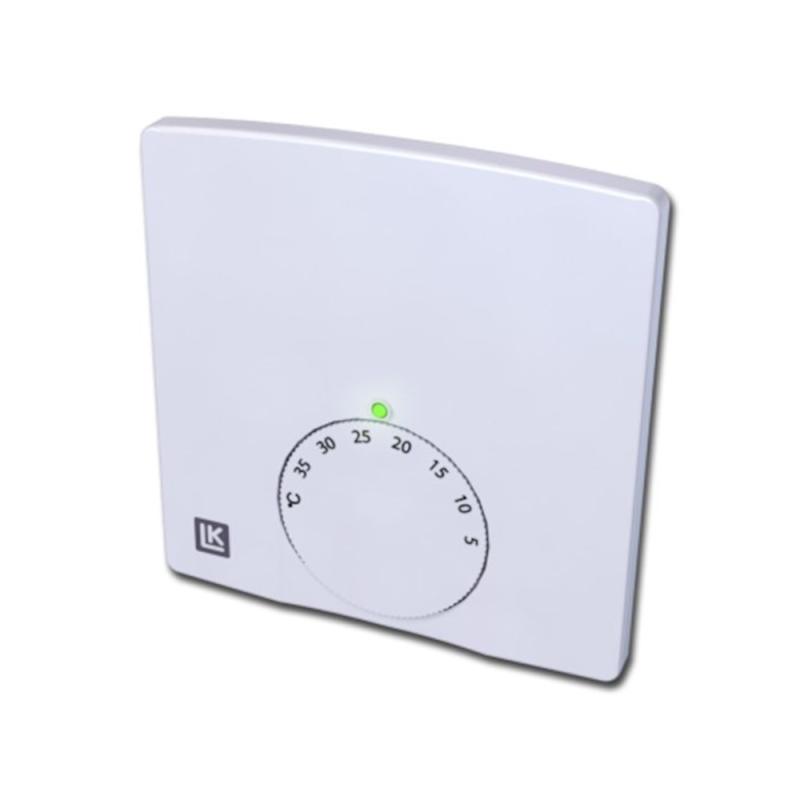 LK Rumtermostat S1 EXT (NO) 24V AC IP30 Hvid