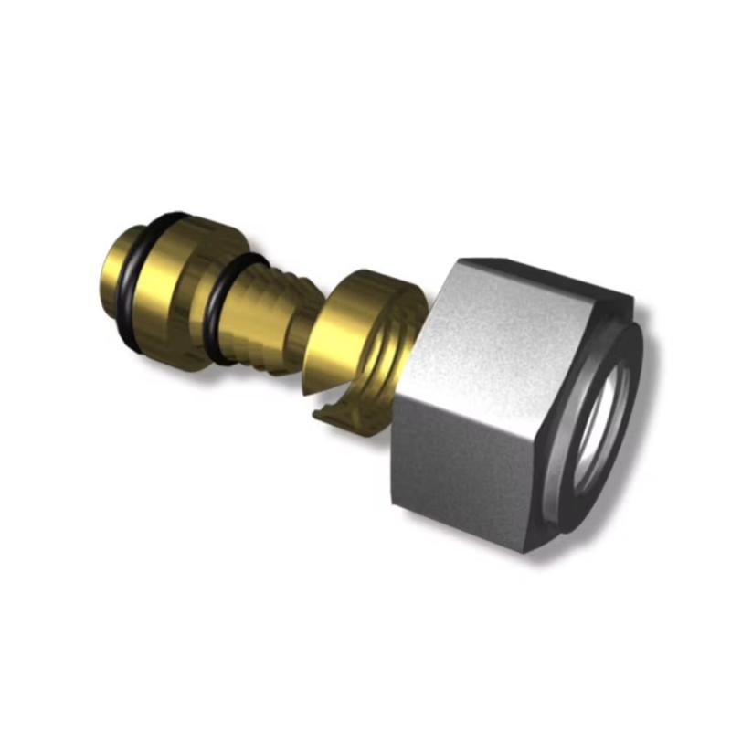 LK Anslutningskoppling VKF-i 12x2mm Mässing