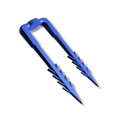 LK Pipe Holder Bracket For 16mm Pipe 65mm Blue 100pcs