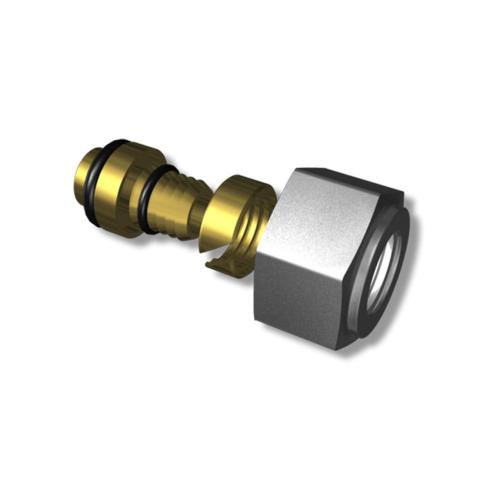 LK Anslutningskoppling 25x2,3mm Mässing