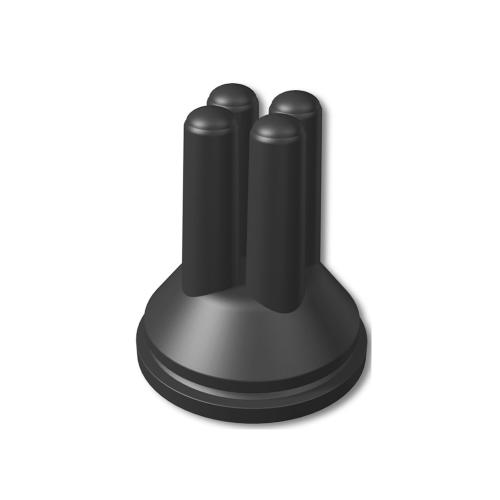 LK Rörgenomföring Quattro 8mm Svart