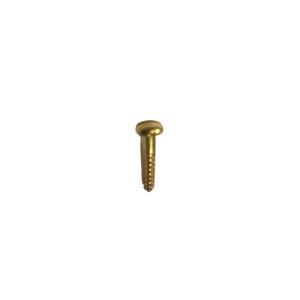 Træskrue 2,5x12mm Massiv Messing 10stk