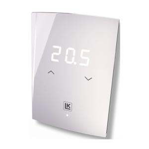 LK Rumtermostat S2 Normalt Lukket 24V AC IP30 Hvid/Isgrå