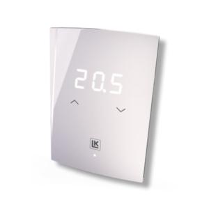 LK Rumtermostat S2 EXT Normalt Lukket 24V AC IP30 Hvid/Isgrå