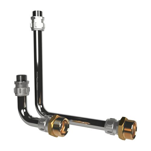 LK Anslutningsrör M60n/VKF RF G15xG25 Silver/Rostfritt