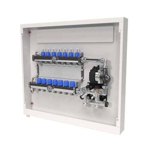 LK Shuntskab VS2 Prefab 2-12 Kreds Hvid