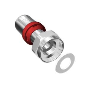 LK Press Fitting PV Straight With Free-Playing Nut G25x20x2.0mm