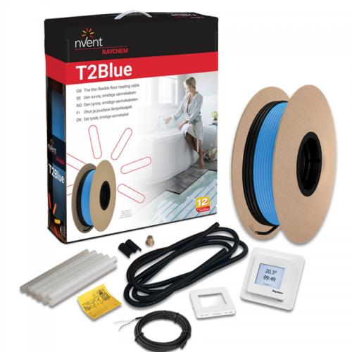 Golvvärmepaket Raychem T2Blå-10W/m