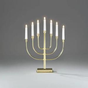 Candlestick 7 Lights E10 IP20 Brass-Plated Konstsmide