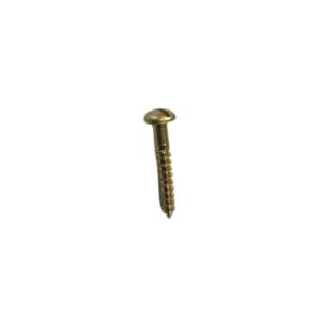 Träskruv TKS 4x25mm Massiv Mässing 10st Serva