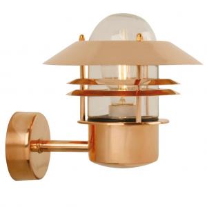 Block House Up Wall Lamp Copper, nordlux 25011030