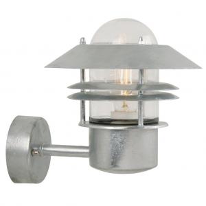 Block House Up Wall Lamp Galvanized Steel, nordlux 25011031