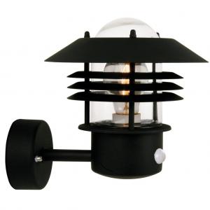 Vejers Sensor Wall Lamp Black, 230V, 60W, nordlux 25101003