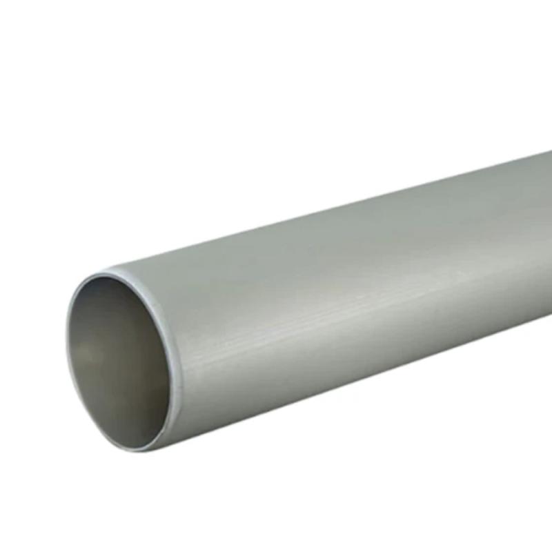 Wafix PP Afløbsrør Uden Manchet, 6m, Grå (75x6000 mm)