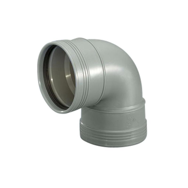 Wafix PP Bøjning, 2 Ærmer​, 50mm, Grå (50mm×88,5°)