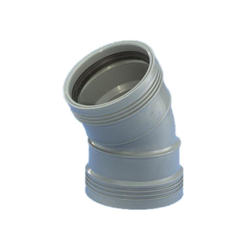 Wafix PP Bend, 2 Ærmer, 110mm, Grå (110mm×30°)
