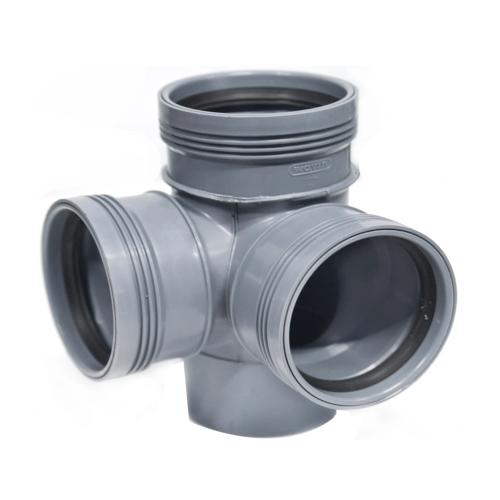 Wafix PP Hjørneforgreningsrør, 110mmx88,5°, Grå