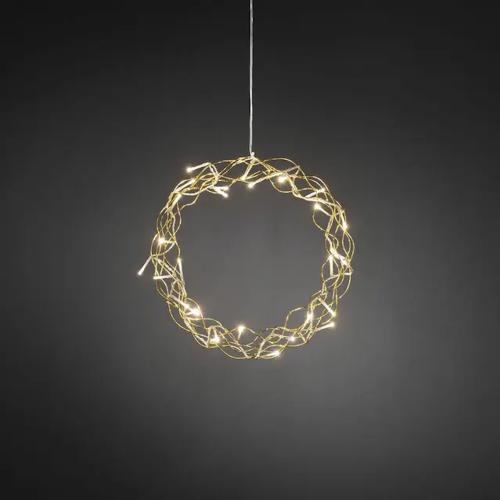 Guirlande 32 Varmhvide LED 30cm IP20 Metal Guld Konstsmide