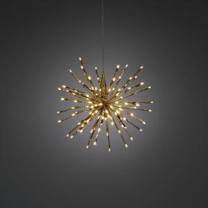 Dekorationsboll Spröt Guld LED, Konstsmide