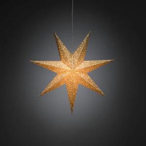 Paper Star E14 60cm IP20 White/Gold Konstsmide