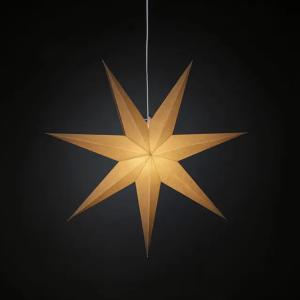 Paper Star E14 78cm IP20 Greige Konstsmide