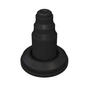 LK Rørmuffe 12-20 LP 8-20mm Sort