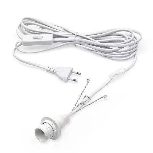 Ledningsstativ 5m E14 IP20 Hvid Konstsmide