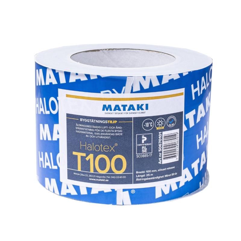 Bygningsfætningsbånd Halotex T100, 100mmx25m