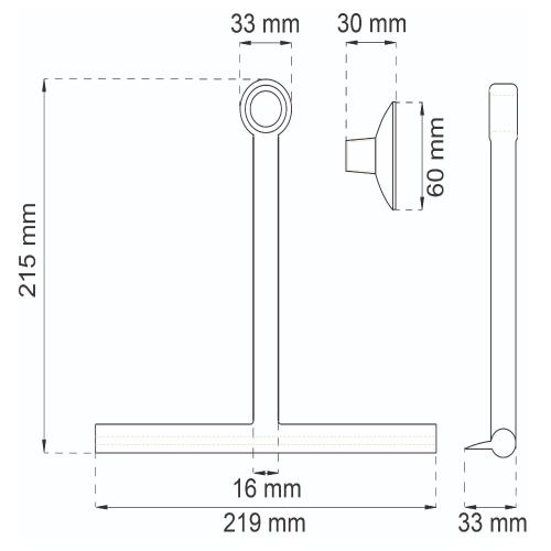 Duschskrapa Orthilia, Habo