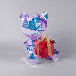 Dekoration Bamse Diamant Effekt RGB LED 40cm IP20 Flerfarvet/Pastel Konstsmide