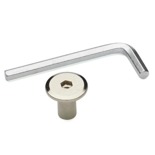 Toppmutter 1809 Nickel 20 mm 4st, Habo 30889