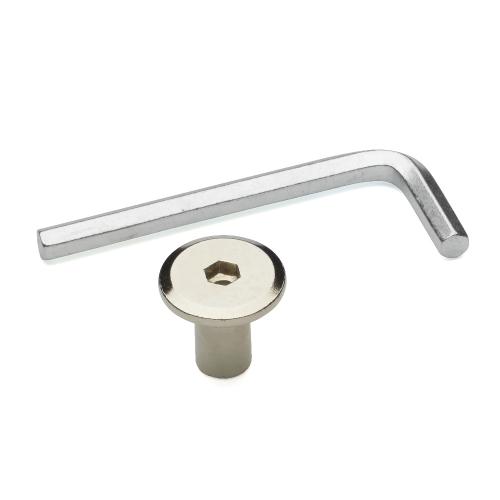 Toppmutter 1409 Nickel 15mm 4st, Habo 30890