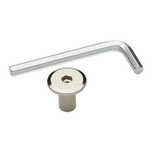 Toppmutter 1910 Nickel 4st, Habo 30891