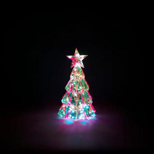 Dekoration Juletræ Diamant Effekt RGB LED 30cm IP20 Flerfarvet/Pastel Konstsmide