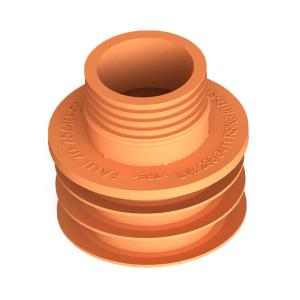 Rubber Nipple 70-75/40-50mm Orange Faluplast