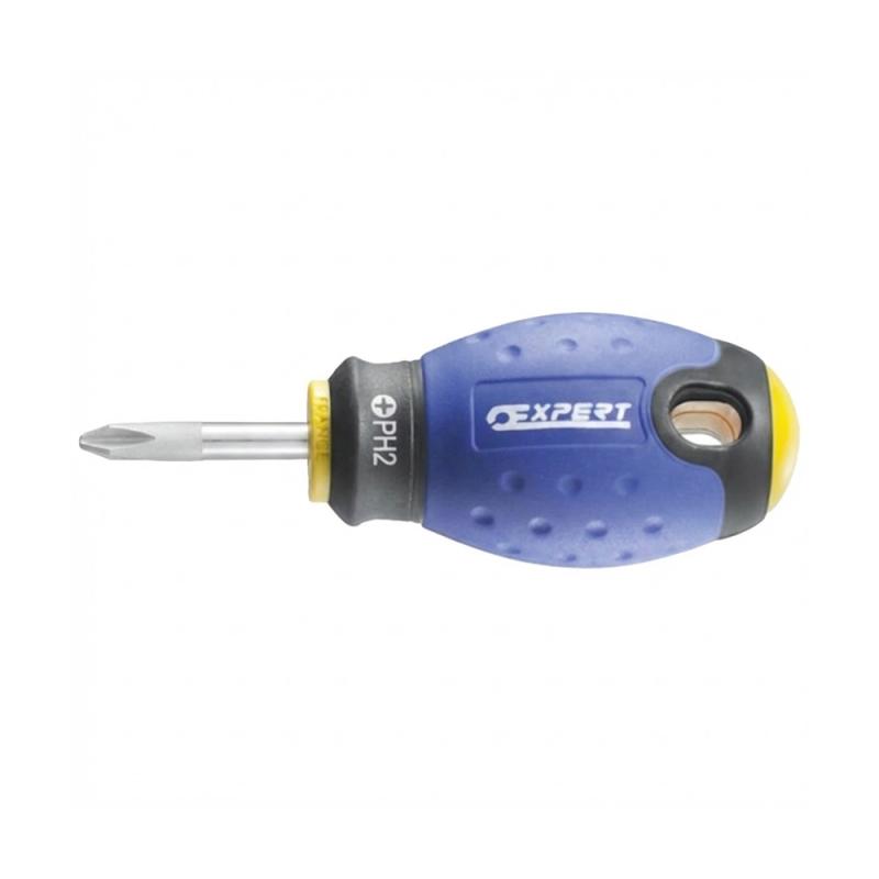 Skruvmejsel Stubby Philips PH2 30mm Expert