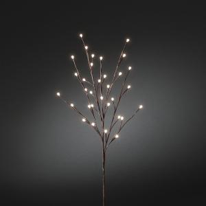Brown Twig 100cm, 32 Amber LED,Konstsmide